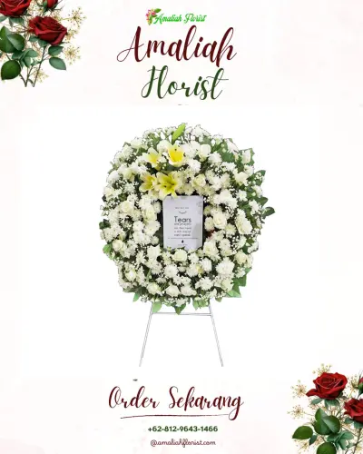 Krans Bunga Duka Cita di Cimungkal